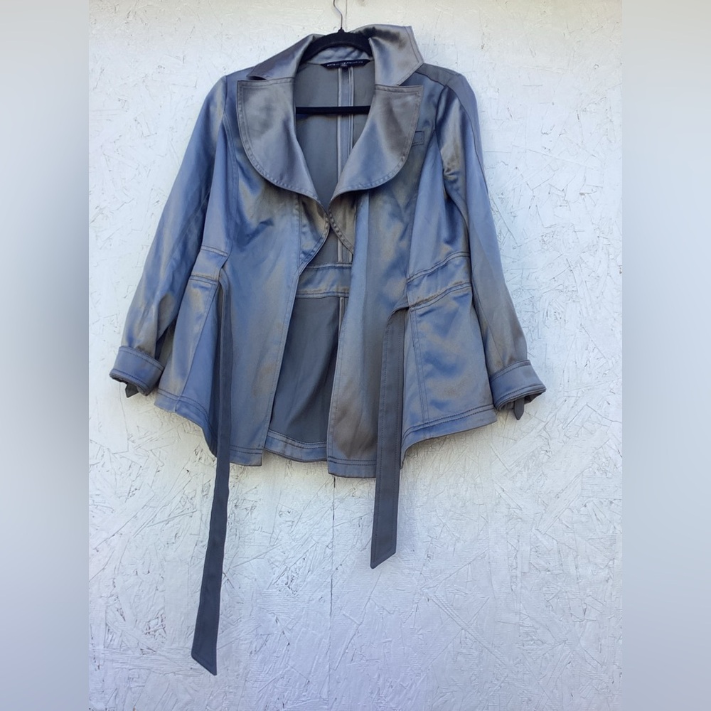 WHBM Belted roll tap sleeves soft Jacket size 2